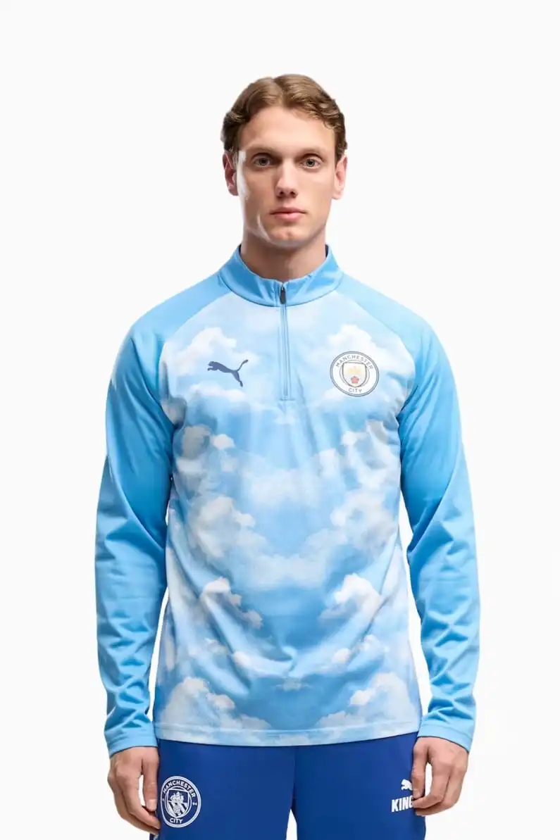 Hanorac Puma Manchester City 26/27 Training 1/4 Zip Top - Albastru (PSH-786254 15-P) Hanorace