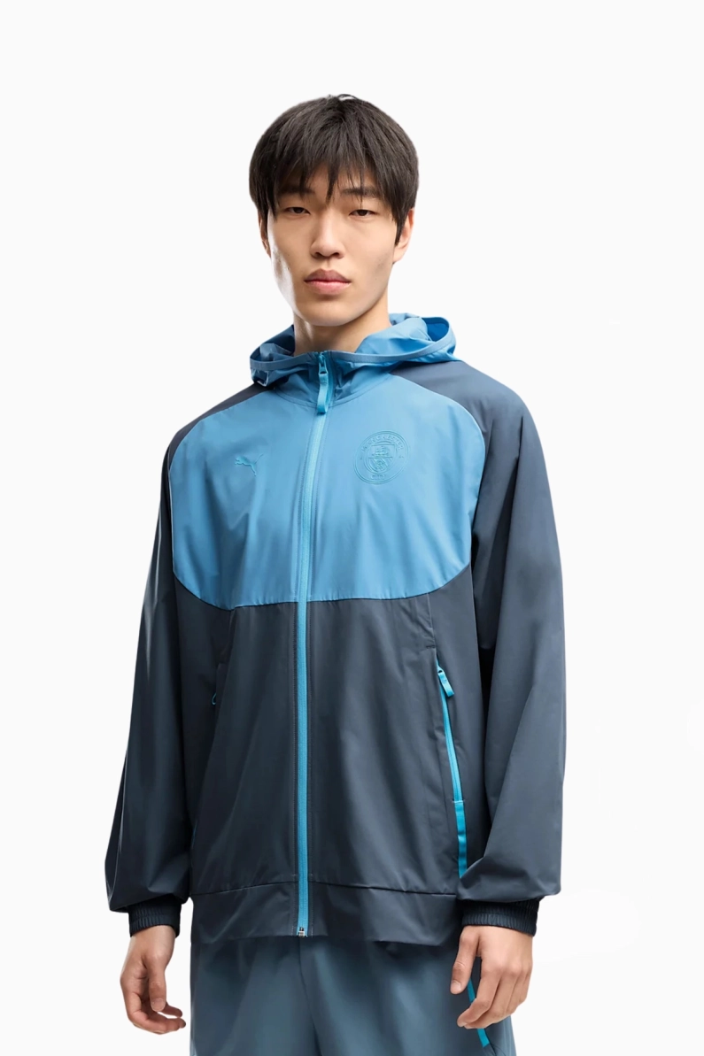 Jachetă Puma Manchester City 26/27 PUMATECH Woven - Albastru