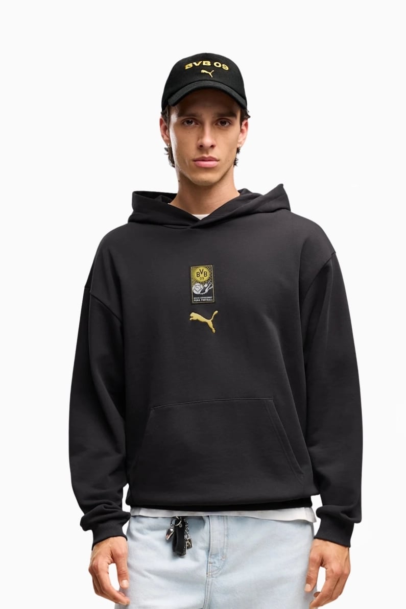 Hanorac Puma Borussia Dortmund 26/27 ftblCulture - Negru