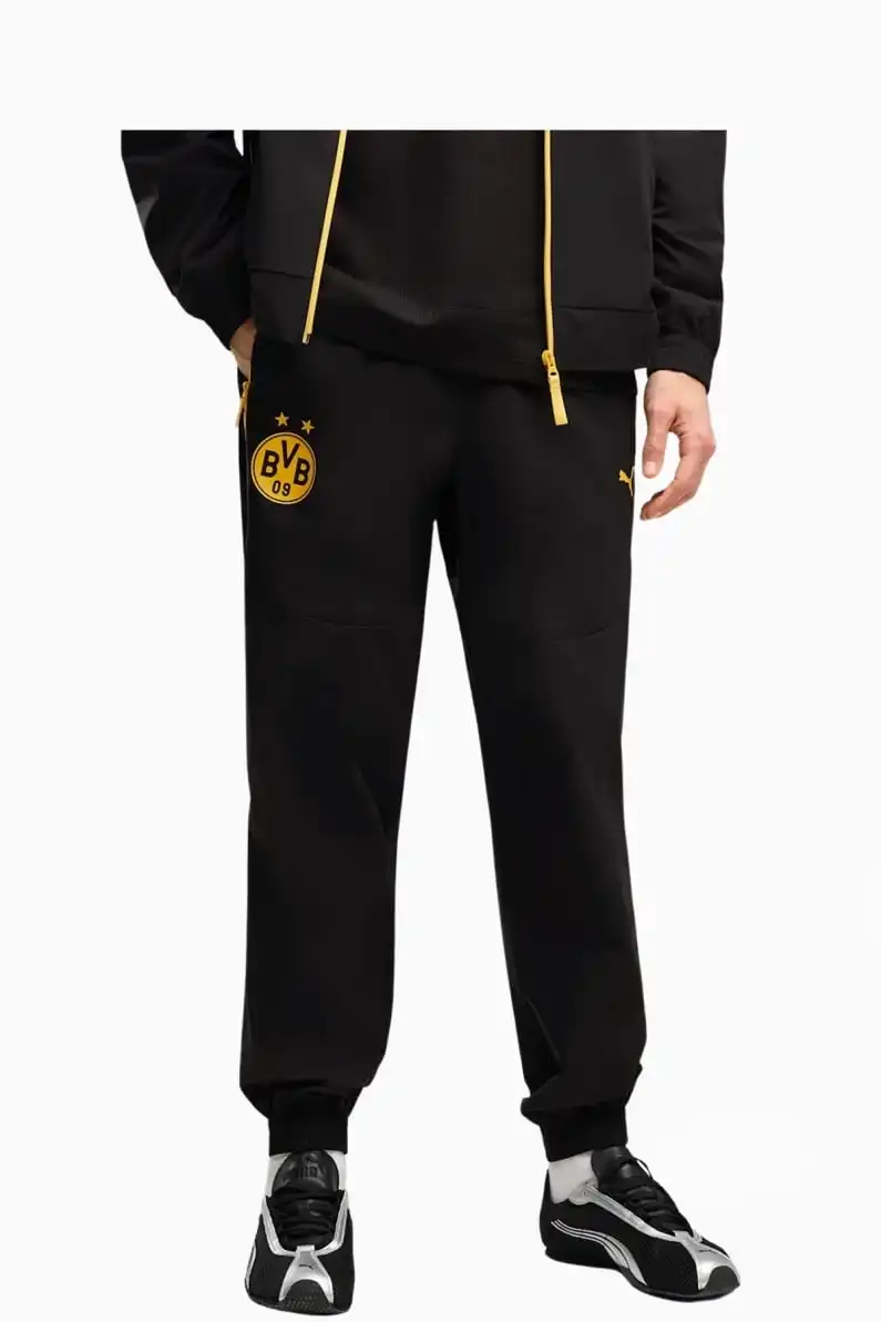 Pantaloni Puma Borussia Dortmund 26/27 Woven - Negru (PSH-786510 07-P) Pantaloni / Pantaloni scurți
