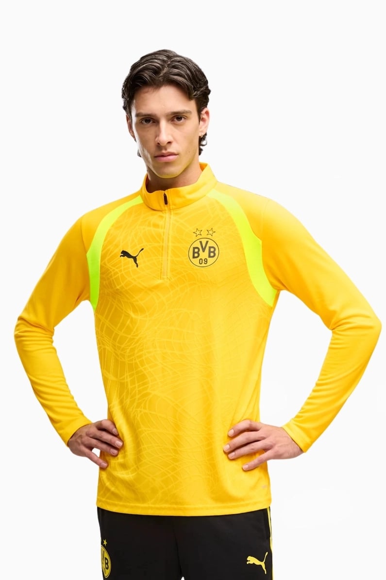 Hanorac Puma Borussia Dortmund 26/27 Training 1/4 Zip - Galben