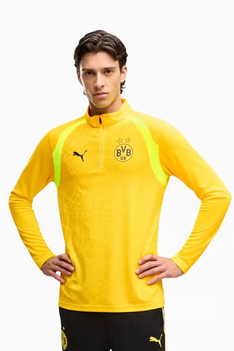 Hanorac Puma Borussia Dortmund 26/27 Training 1/4 Zip - Galben (PSH-786619 02-P) Hanorace
