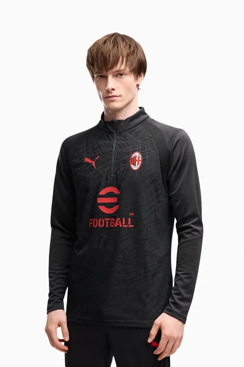 Hanorac Puma AC Milan 26/27 Training 1/4 Zip Top - Gri (PSH-786646 20-P) Hanorace