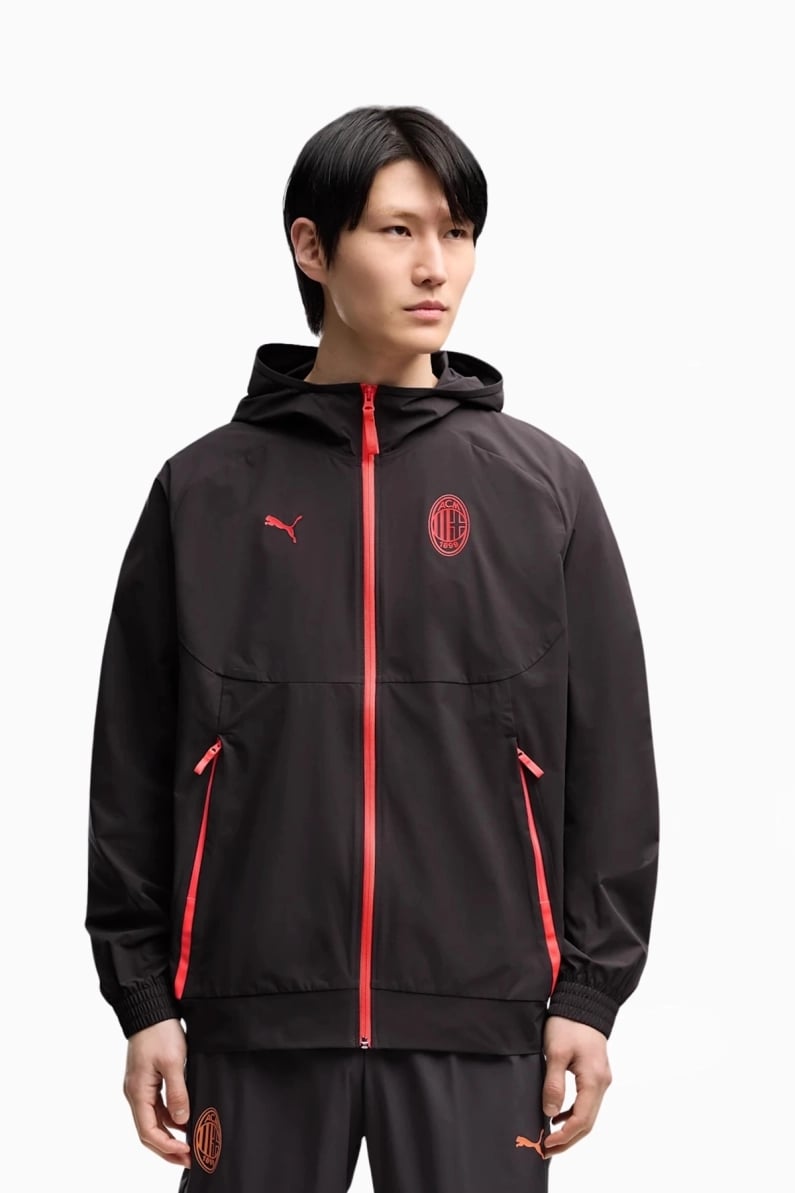 Jachetă Puma AC Milan 26/27 PUMATECH Woven - Negru