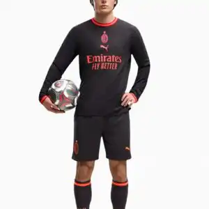 Tricou cu maneci lungi Puma AC Milan 26/27 Treilea Authentic - Negru (PSH-787423 03-P) Tricouri