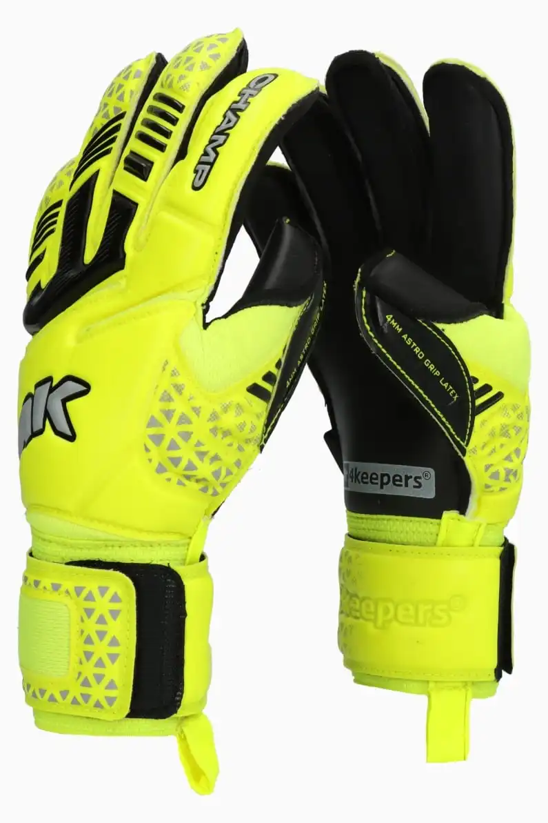 Mănuși 4keepers Champ Enduro VII HB Junior - Lămâie Verde (PSH-CHAMP ENDURO VII HB JNR-P) Mănuși Portar