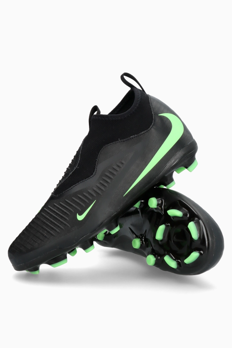 Ghete de fotbal Nike Phantom 6 High Academy FG/MG Junior - Negru