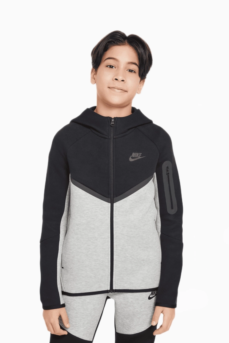 Hanorac Nike Sportswear Tech Fleece Junior - Negru, Gri
