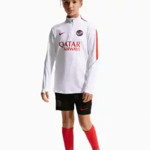 Bluză Nike PSG 26/27 Strike Drill Junior - Alb (PSH-II2446-103-P) Hanorace