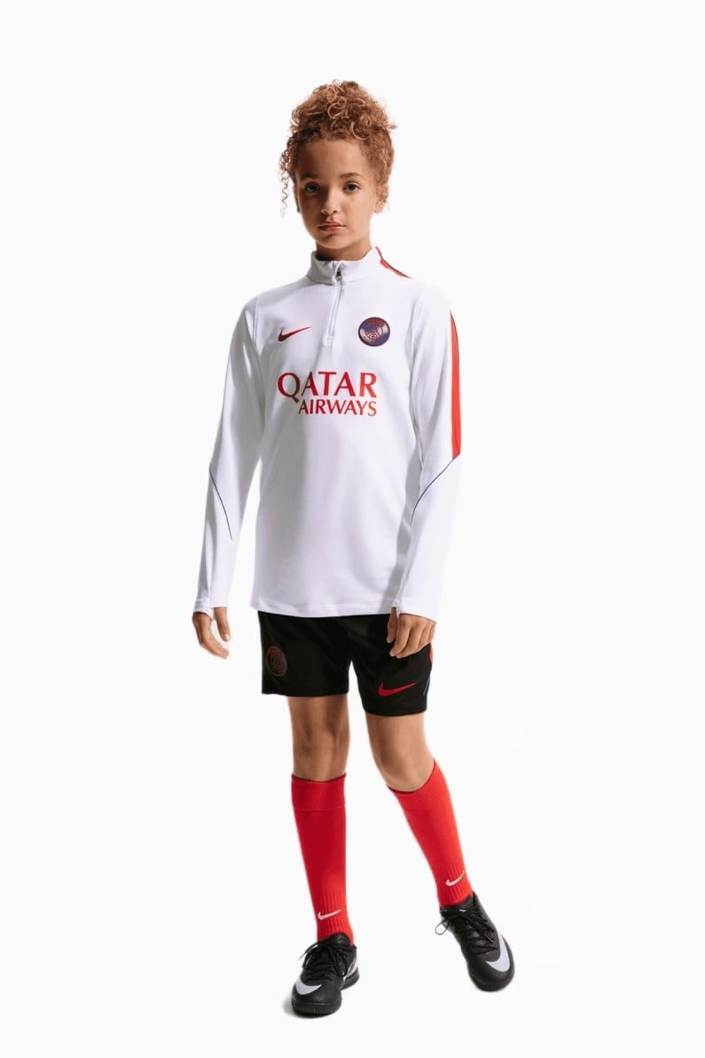 Bluză Nike PSG 26/27 Strike Drill Junior - Alb