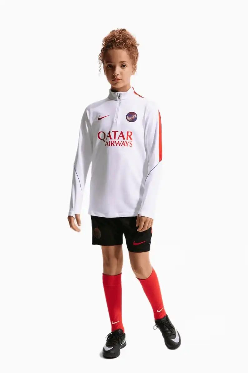Bluză Nike PSG 26/27 Strike Drill Junior - Alb (PSH-II2446-103-P) Hanorace