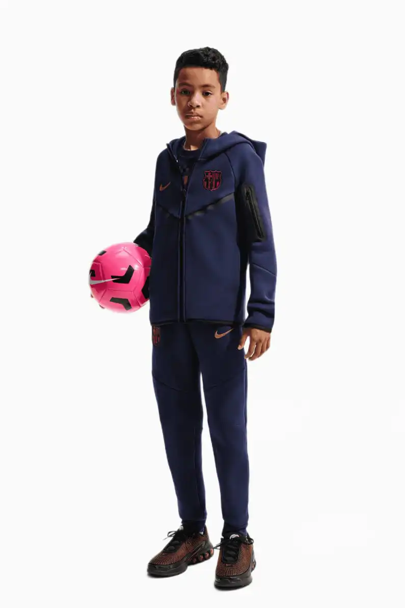 Bluză Nike FC Barcelona 26/27 Tech Fleece Windrunner Junior - Violet