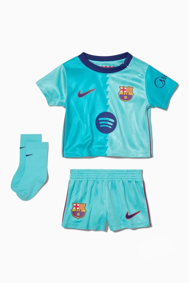 Set Nike FC Barcelona 26/27 treilea Little Kids - Mentă