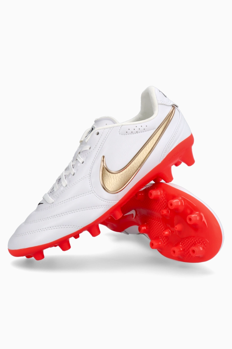 Ghete de fotbal Nike Tiempo Ligera Pro AG - Alb