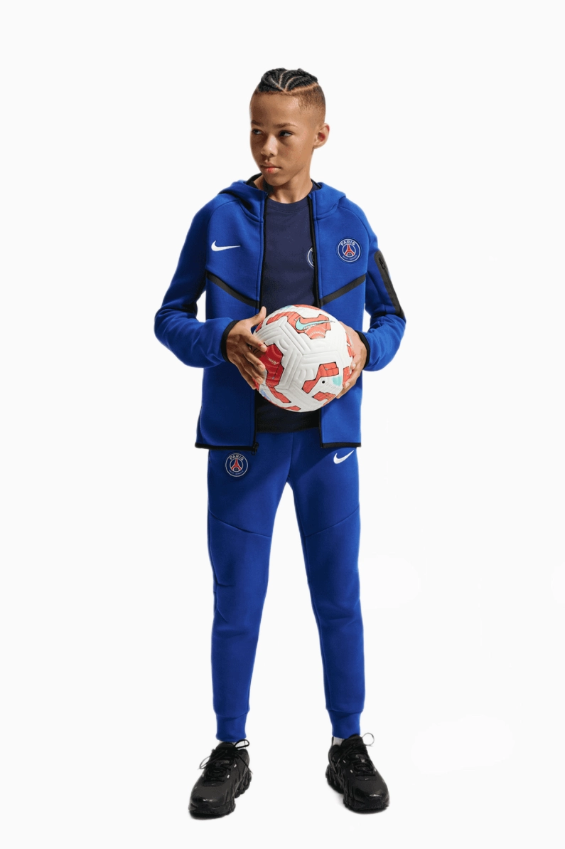 Hanorac Nike PSG 26/27 Tech Fleece Windrunner Junior - Albastru