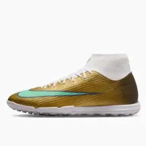 Ghete de fotbal Nike Zoom Mercurial Superfly 11 Academy High Kylian Mbappé TF - Galben (PSH-IR0787-701-P) Ghete fotbal sintetic, Ghete Semi-amatori, Nike Kylian Mbappé PE Pack, Nike Mercurial
