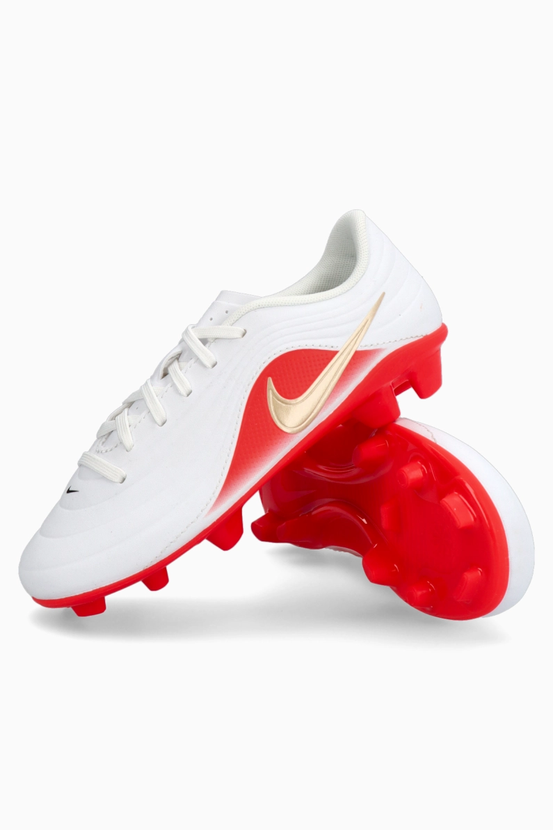 Ghete de fotbal Nike Tiempo Maestro Club MG Junior - Alb