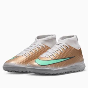 Ghete de fotbal Nike Zoom Mercurial Superfly 11 Club High Kylian Mbappé TF Junior - Galben