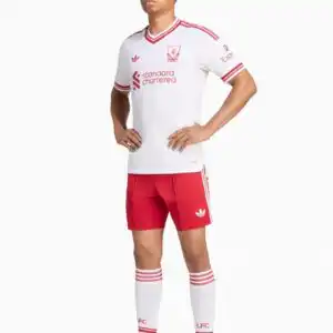 Tricou adidas Originals Liverpool FC 26/27 Away Authentic - Alb (PSH-KA6859-P) Tricouri