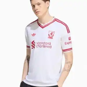 Tricou adidas Originals Liverpool FC 26/27 Away Replica - Alb (PSH-KA6860-P) Tricouri