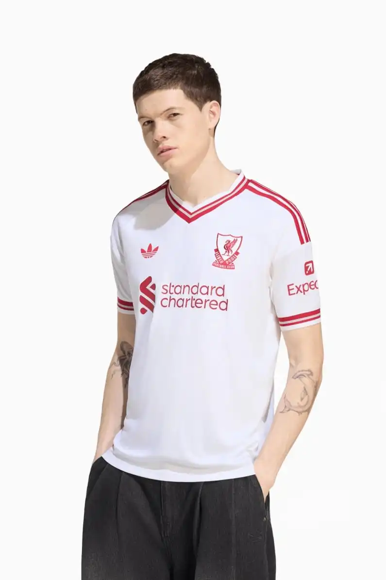 Tricou adidas Originals Liverpool FC 26/27 Away Replica - Alb