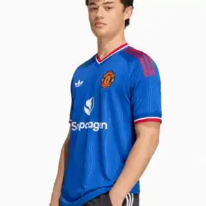 Tricou adidas Originals Manchester United 26/27 Away Replica - Albastru (PSH-KA6861-P) Tricouri