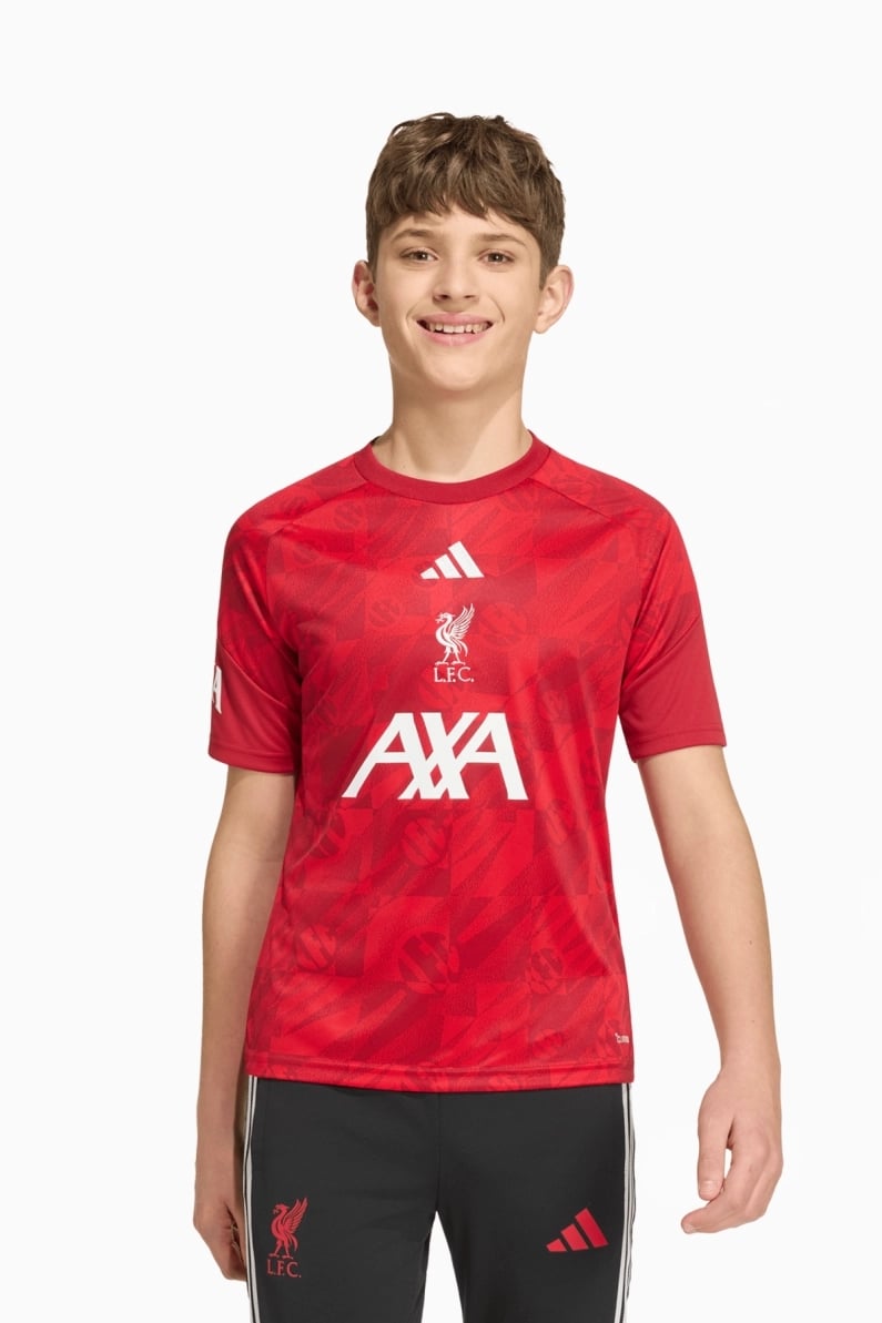 Tricou adidas Liverpool FC 26/27 Pre-Match Junior - Roșu