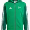 Hanorac adidas Lechia Gdańsk 26/27 Essentials Full-Zip - Verde (PSH-KB7330 LECHIA 26/27 HERB-P) Hanorace