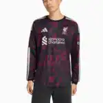 Tricou cu maneci lungi adidas Liverpool FC 26/27 Treilea Replica - Negru (PSH-KB8273-P) Tricouri