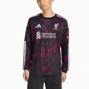 Tricou cu maneci lungi adidas Liverpool FC 26/27 Treilea Replica - Negru (PSH-KB8273-P) Tricouri