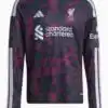 Tricou cu maneci lungi adidas Liverpool FC 26/27 Treilea Replica Junior - Negru (PSH-KB8278-P) Tricouri