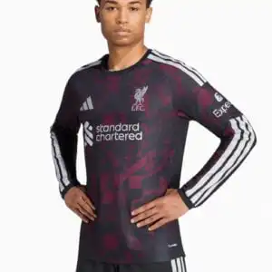 Tricou cu maneci lungi adidas Liverpool FC 26/27 Treilea Authentic - Negru (PSH-KB8283-P) Tricouri