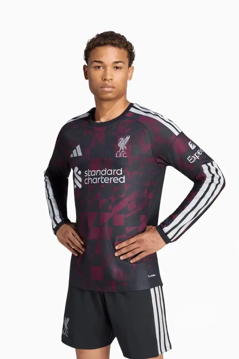 Tricou cu maneci lungi adidas Liverpool FC 26/27 Treilea Authentic - Negru (PSH-KB8283-P) Tricouri