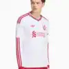 Tricou cu maneci lungi adidas Originals Liverpool FC 26/27 Away Replica - Alb (PSH-KB8292-P) Tricouri