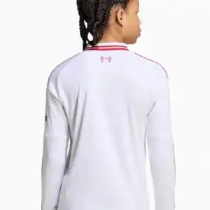 Tricou cu maneci lungi adidas Originals Liverpool FC 26/27 Away Replica Junior - Alb (PSH-KB8299-P) Tricouri