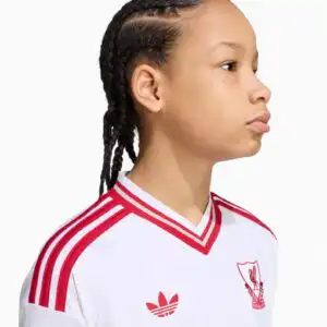 Tricou cu maneci lungi adidas Originals Liverpool FC 26/27 Away Replica Junior - Alb (PSH-KB8299-P) Tricouri