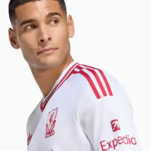 Tricou cu maneci lungi adidas Originals Liverpool FC 26/27 Away Authentic - Alb (PSH-KB8308-P) Tricouri