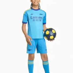 Tricou adidas Originals Arsenal FC 26/27 Pentru Away Goalkeeper Junior - Albastru (PSH-KB9965-P) Tricouri