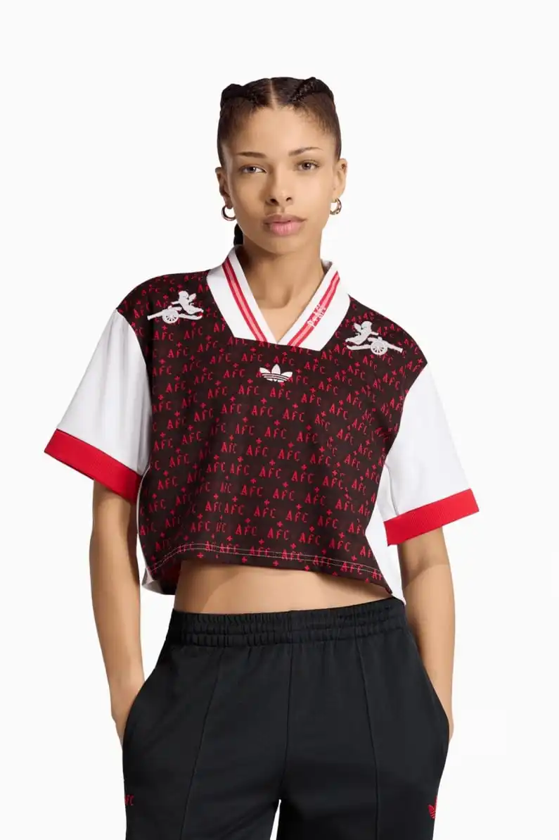 Tricou adidas Arsenal x Places+Faces FC 26/27 pentru femei - Alb, Roșu