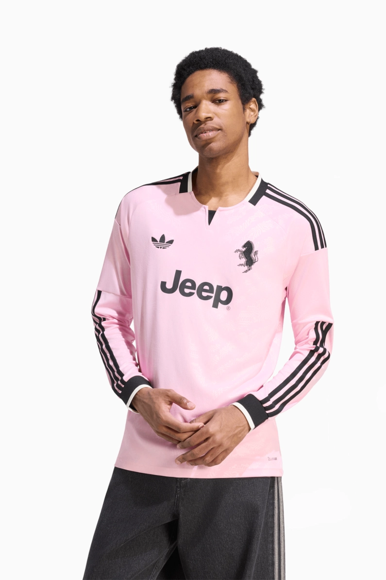 Tricou cu maneci lungi adidas Originals Juventus FC 26/27 Away Replica - Roz