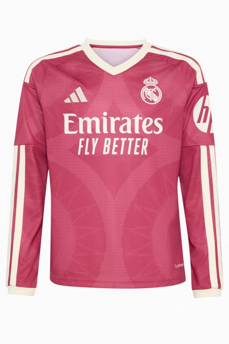 Tricou cu maneci lungi adidas Real Madrid 26/27 Treilea Replica Junior - Roz