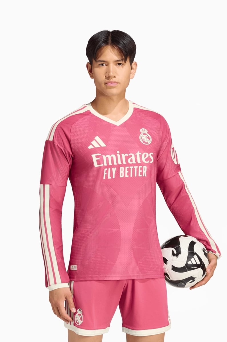 Tricou cu maneci lungi adidas Real Madrid 26/27 Treilea Authentic - Roz