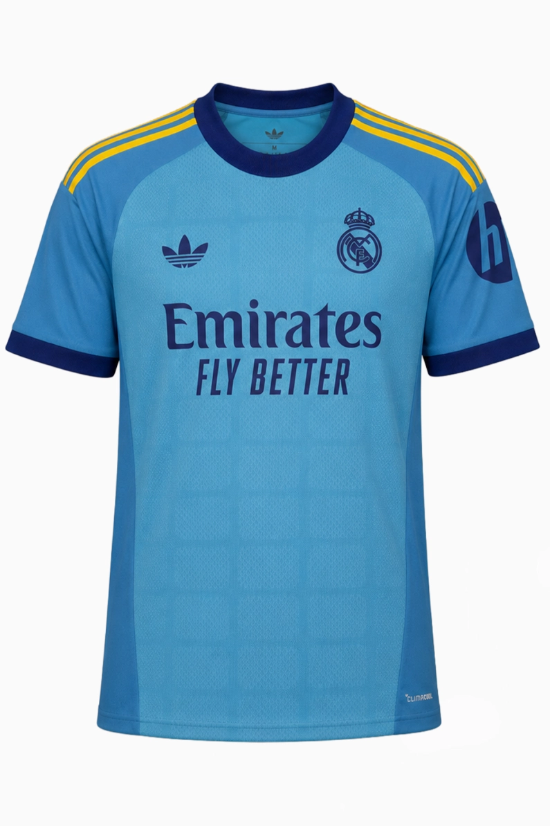 Tricou adidas Real Madrid 26/27 Treilea Goalkeeper - Albastru