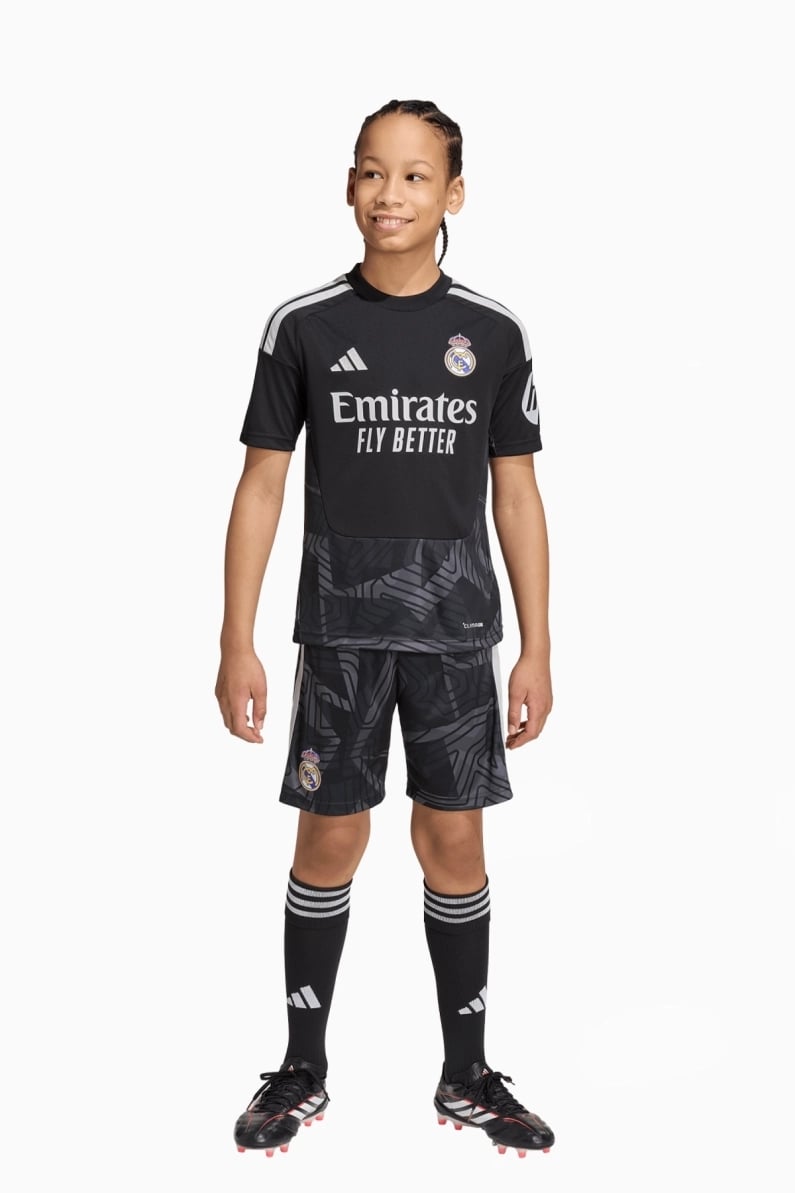 Set adidas Real Madrid 26/27 Home Goalkeeper Junior - Negru