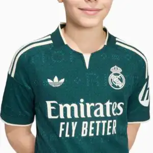 Tricou adidas Originals Real Madrid 26/27 Away Replica Junior - Verde (PSH-KC3991-P) Tricouri
