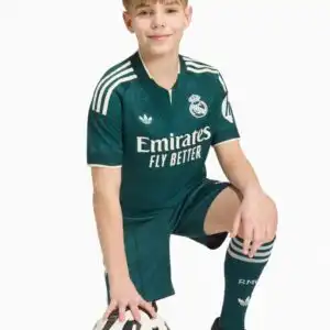 Tricou adidas Originals Real Madrid 26/27 Away Replica Junior - Verde (PSH-KC3991-P) Tricouri
