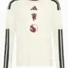 Tricou cu maneci lungi adidas Manchester United 26/27 Treilea Replica Junior - Alb (PSH-KC4779-P) Tricouri