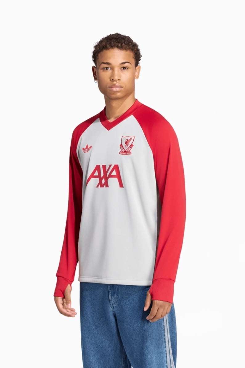 Bluză adidas Liverpool FC 26/27 Pre-Match Warm Top - Roșu, Gri