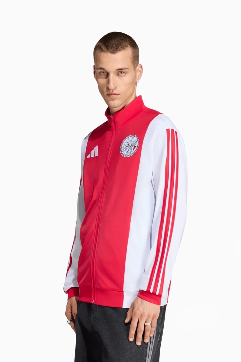Bluză adidas Ajax Amsterdam 26/27 DNA - Alb, Roșu