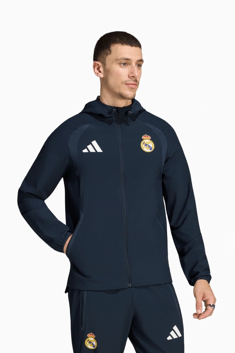 Geacă adidas Real Madrid 26/27 Tiro Travel - Albastru Marin